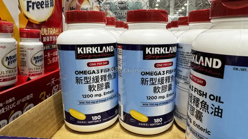 KIRKLAND SIGNATURE OMEGA3 新型緩釋魚油軟膠囊